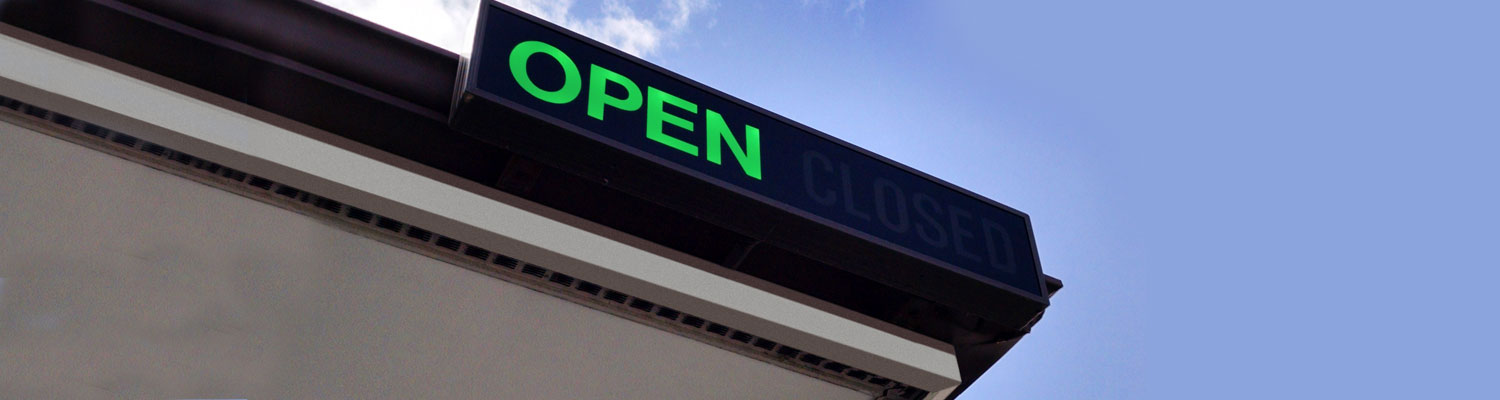Bank Drive Thru Open Closed LED Signs Outdoor LED Lighted Open Closed  Teller Signs Bank Lane Open Closed Lights Signal-Tech